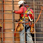 Industrial Photography, Building Cement Platforms