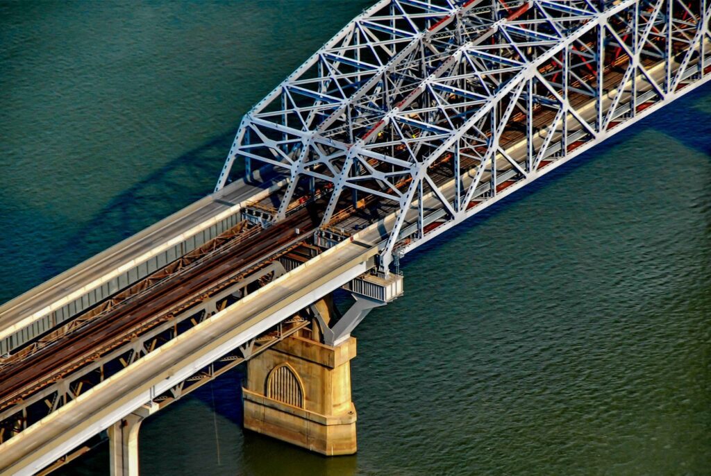 Aerial Photography, Bridge Railway